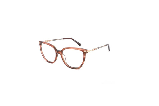 Elara - Striped Brown & Gold
