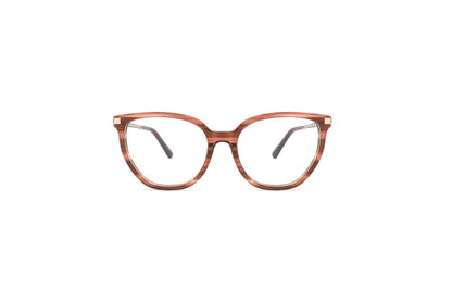 Elara - Striped Brown & Gold