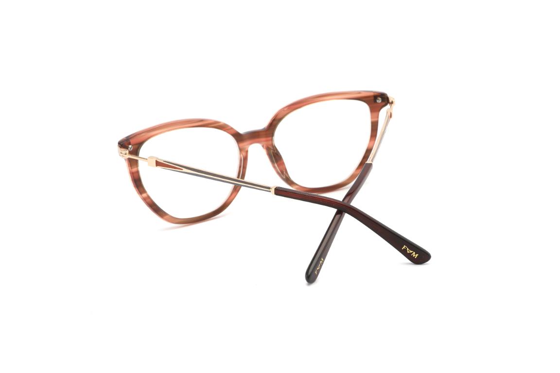 Elara - Striped Brown & Gold