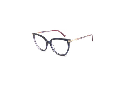 Elara - Striped Blue & Gold