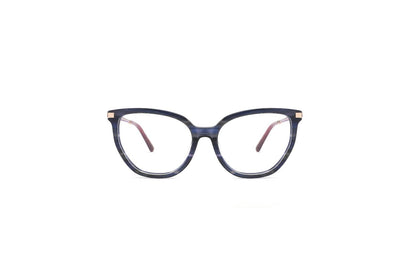 Elara - Striped Blue & Gold