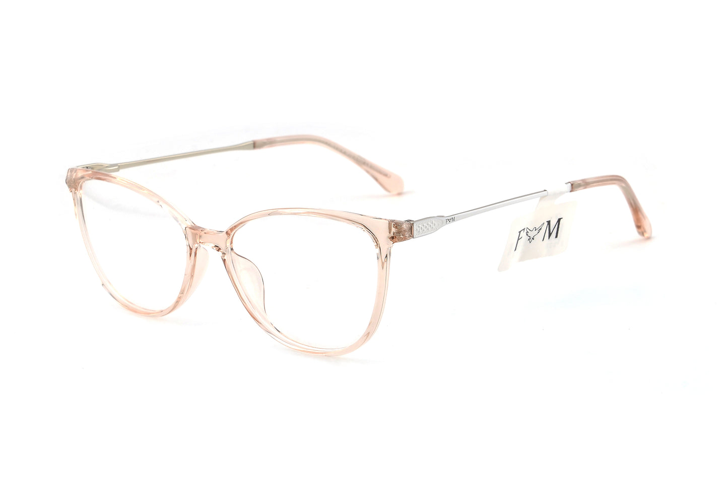 Dahlia - Clear Brown & Silver