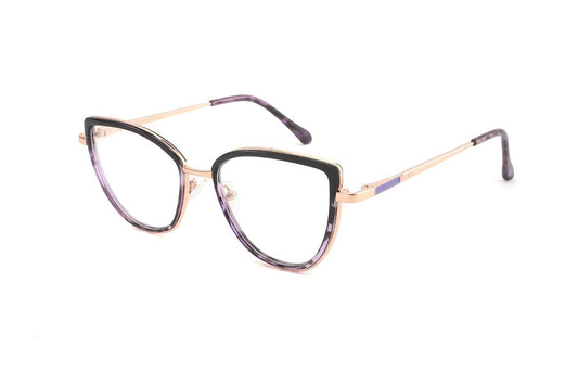 Ismerie - Purple Tortoiseshell, Black & Gold