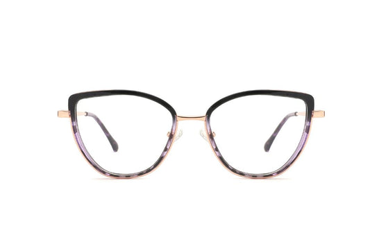 Ismerie - Purple Tortoiseshell, Black & Gold