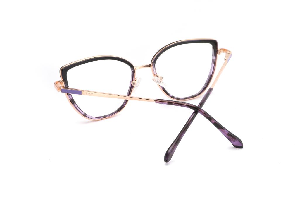 Ismerie - Purple Tortoiseshell, Black & Gold