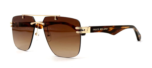 The Square Aviator Classic Gold