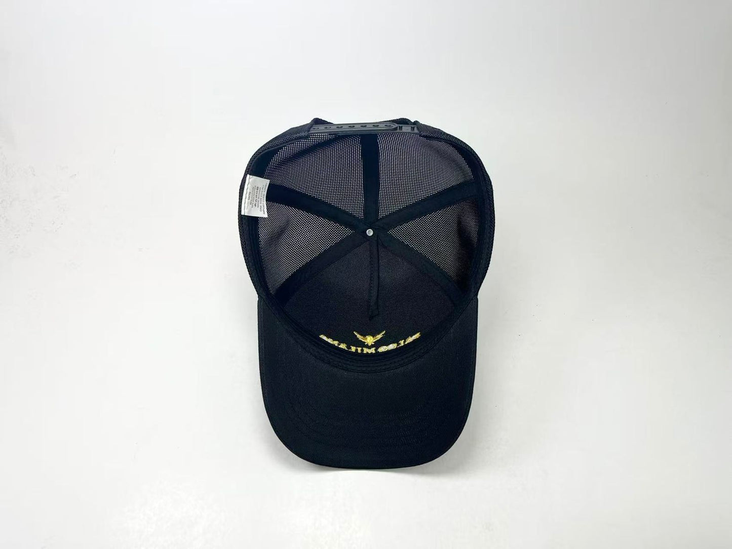Falco Milano Signature Trucker Cap – Black/Gold